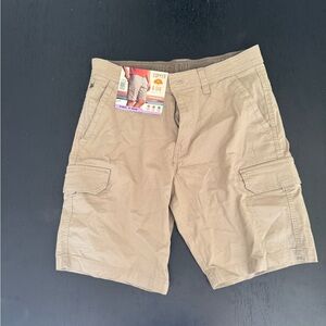 Men's Khaki Cooper & Oak Cargo Shorts
